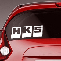 виниловая наклейка на авто HKS