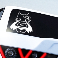 наклейки jdm на авто Hello Kitty Batman