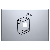 наклейка на macbook Juice