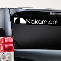 виниловая наклейка на авто Nakamichi