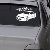 наклейка на авто Nexia Mafia