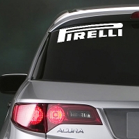 виниловая наклейка на авто Pirelli