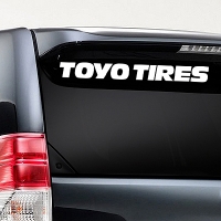 виниловая наклейка на авто Toyo Tires