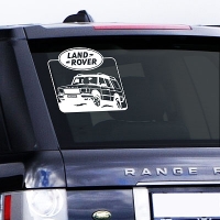 наклейка на авто Land Rover